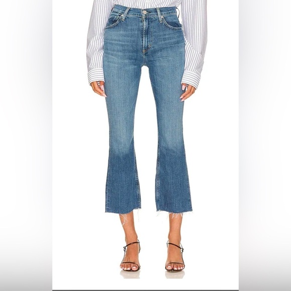 Citizens of Humanity Isola Cropped Boot in Lawless Size 30 - Picture 5 of 16